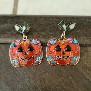 Large Pumpkin earrings